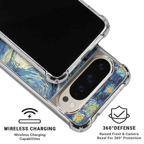 Van Gogh - The Starry Night by Van Gogh Pixel 9/9 Pro Clear Case